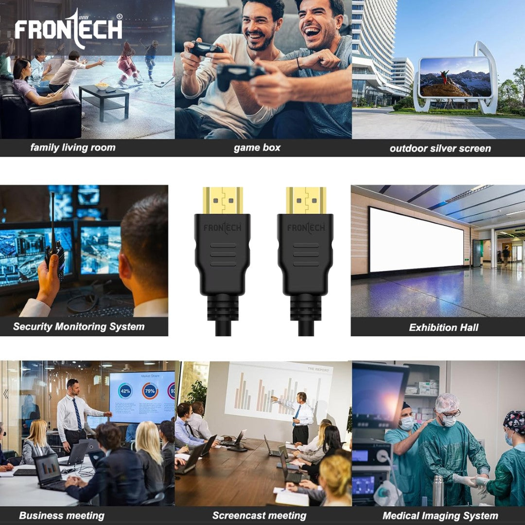 Frontech Copper Clad Steel HDMI Cable - 10M Length (NC-0021) Frontech Copper Clad Steel HDMI Cable - 10M Length (NC-0021)